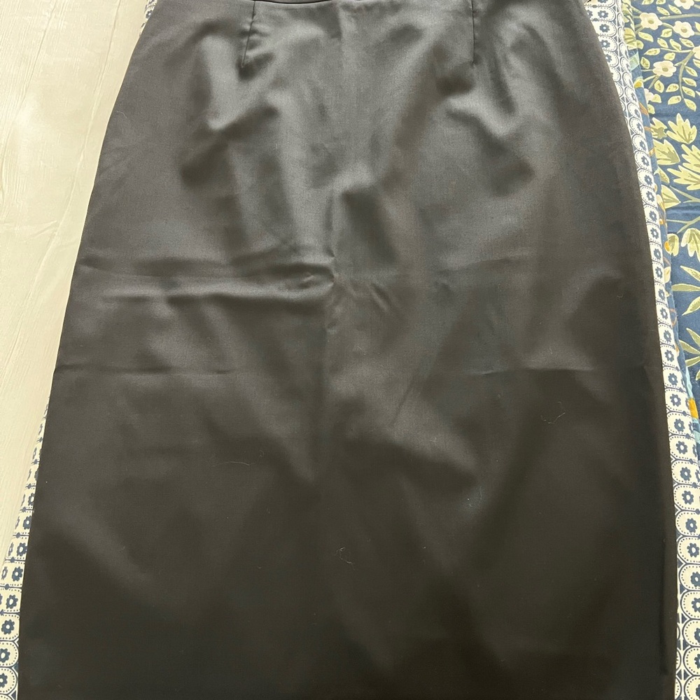 ANTONIO MELANI Classic Black Pencil Skirt